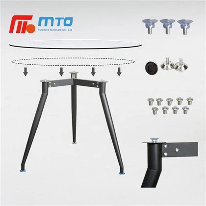 Pieds de table basse en verre