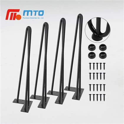 Peut-on utiliser des pieds en épingle métallique comme tabouret de bar ?