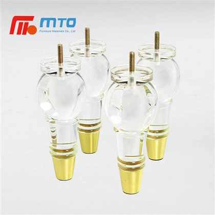 Pied de canapé transparent